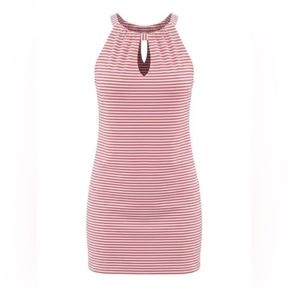 Lulu-B Pink and White Striped dress size XS